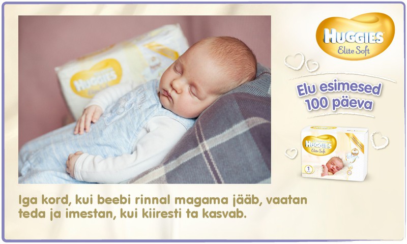 Huggies® Elite Soft esitleb: Beebi 100 esimest elupäeva (53. päev)
