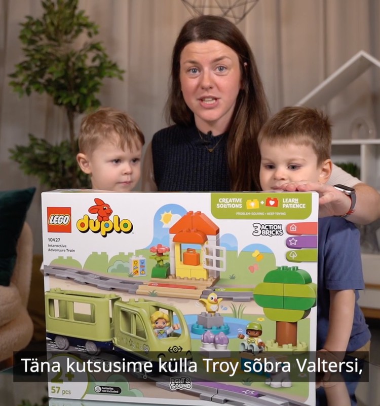 Õpime, mängime ja areneme koos LEGO DUPLO interaktiivse rongiseiklusega!