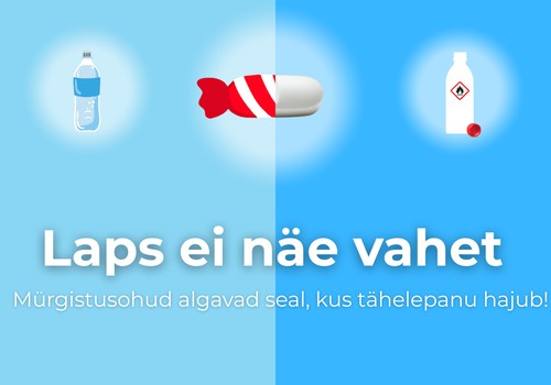 Laps ei näe vahet – suvised mürgistusohud varitsevad seal, kus ema-isa tähelepanu hajub