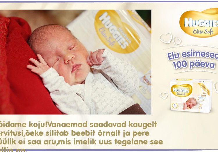 Huggies® Elite Soft esitleb: Beebi 100 esimest elupäeva (3. päev)