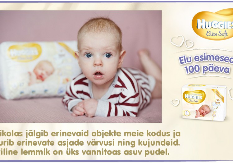 Huggies® Elite Soft esitleb: Beebi 100 esimest elupäeva (90. päev)