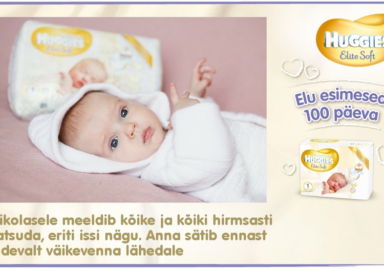 Huggies® Elite Soft esitleb: Beebi 100 esimest elupäeva (91. päev)