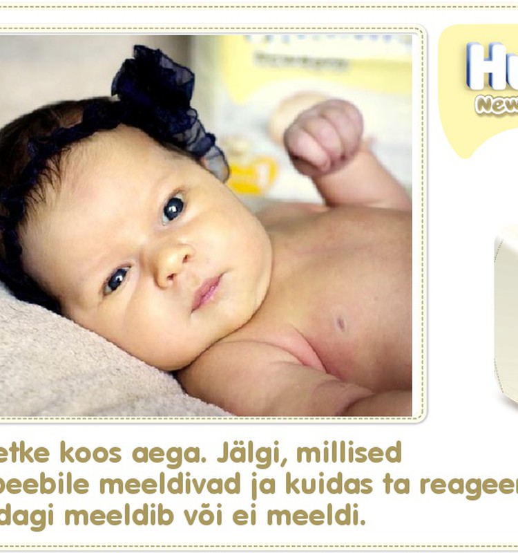 Üheteistkümnes nädal koos Huggies® Newborn mähkmetega