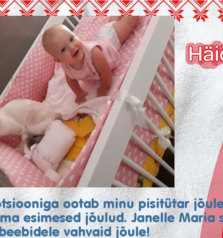 11-kuune Janelle Maria koos oma sõbra Nöpsikuga