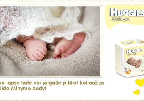 VÕISTLUS: loo lapse käte või jalgade pildist kollaaž ja võida Minymo body!