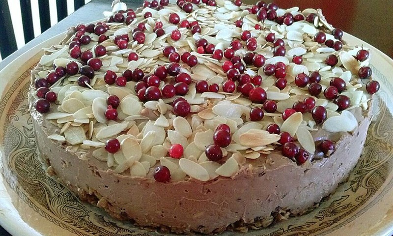 Müsliga šokolaadine toorjuustukook