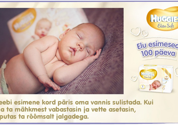 Huggies® Elite Soft esitleb: Beebi 100 esimest elupäeva (37. päev)