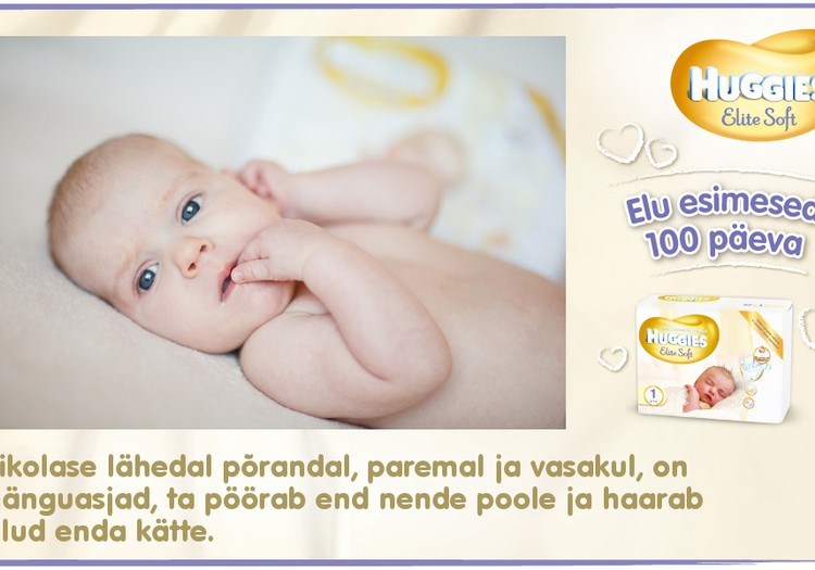 Huggies® Elite Soft esitleb: Beebi 100 esimest elupäeva (70. päev)