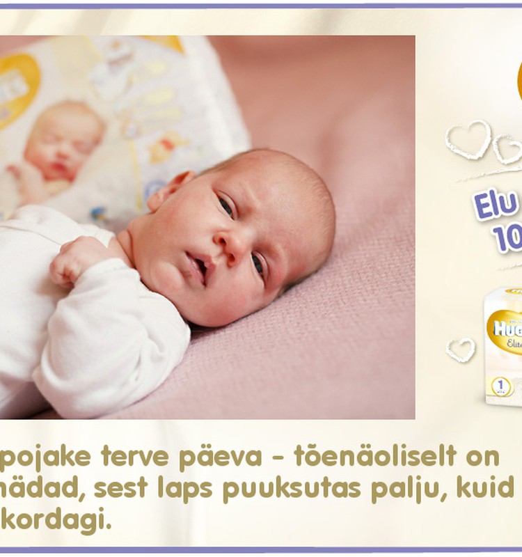 Huggies® Elite Soft esitleb: Beebi 100 esimest elupäeva (30. päev)