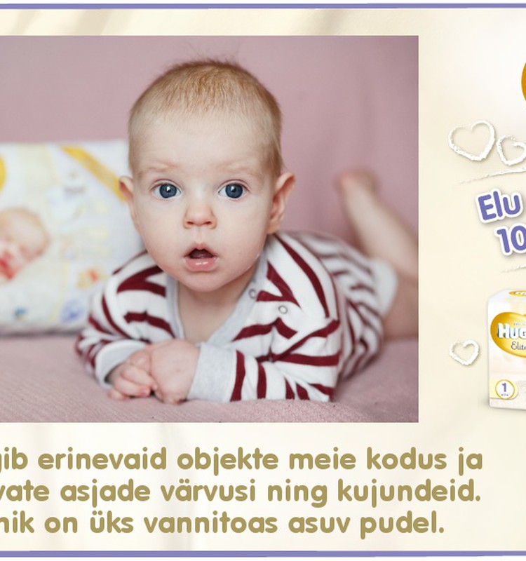 Huggies® Elite Soft esitleb: Beebi 100 esimest elupäeva (90. päev)