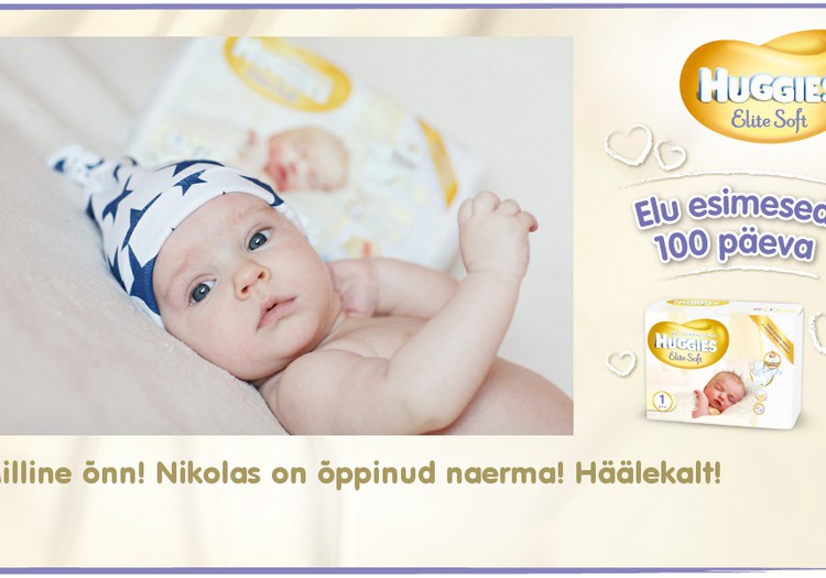 Huggies® Elite Soft esitleb: Beebi 100 esimest elupäeva (63. päev)