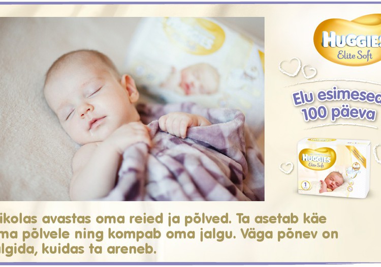 Huggies® Elite Soft esitleb: Beebi 100 esimest elupäeva (76. päev)