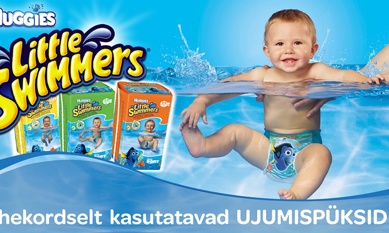 Naudi vett tänu Huggies® Little Swimmers® ujumismähkmetele