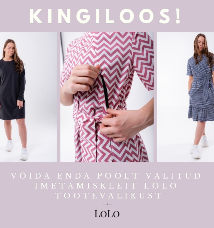 KINGILOOS! Võida Eestis toodetud imetamiskleit!