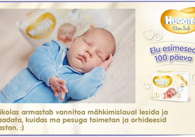 Huggies® Elite Soft esitleb: Beebi 100 esimest elupäeva (27. päev)