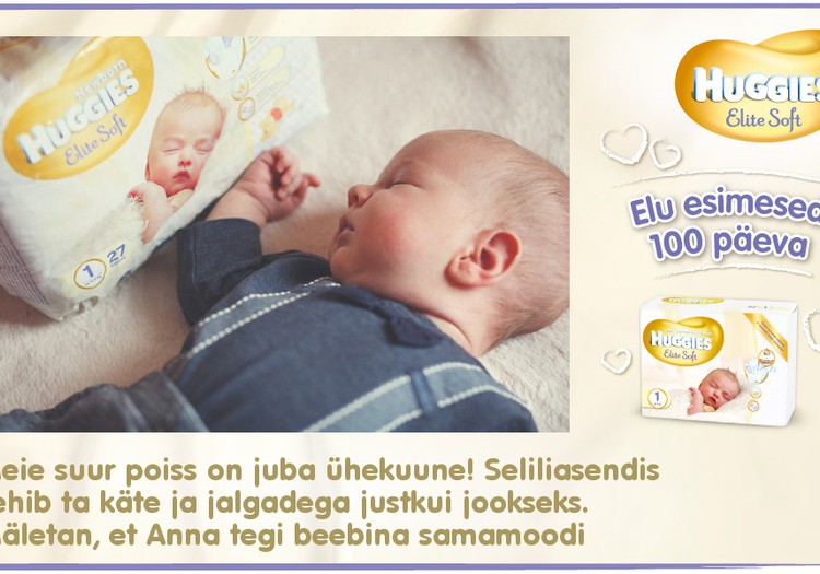 Huggies® Elite Soft esitleb: Beebi 100 esimest elupäeva (32. päev)