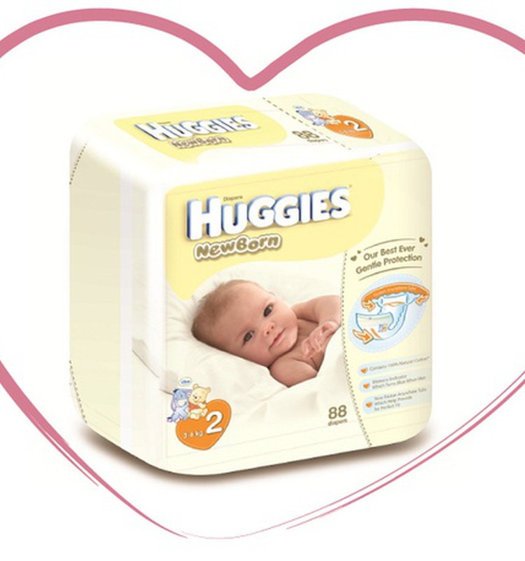 Uued Huggies ® Newborn mähkmed koos niiskusindikaatori ja spetsiaalse taskuga!