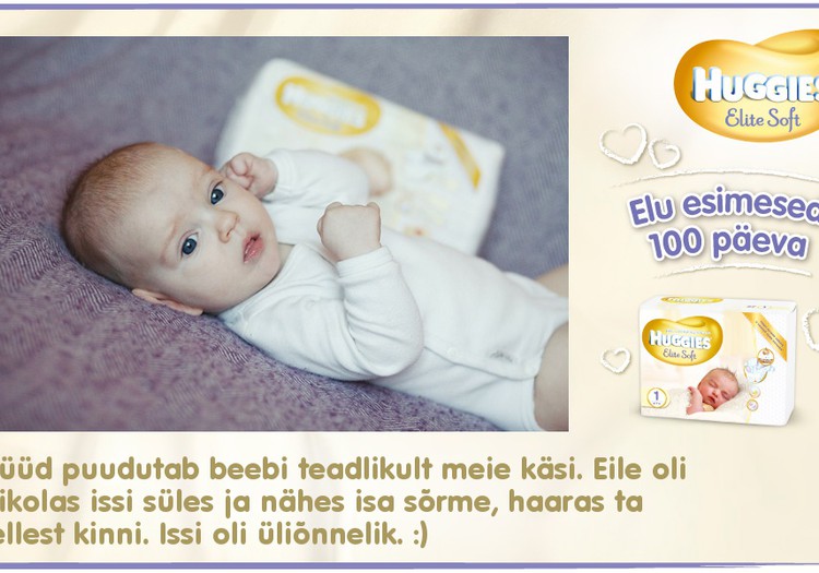 Huggies® Elite Soft esitleb: Beebi 100 esimest elupäeva (80. päev)